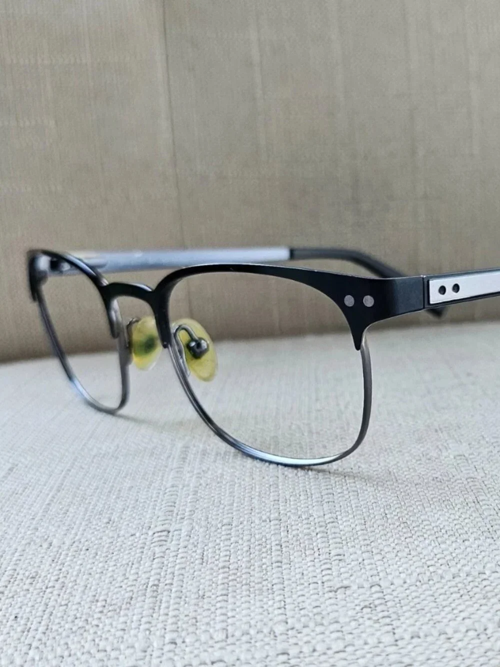 Blue Moon Women Eyeglasses Frame Black/Gunmetal Tone Eyewear BM6001 Glasses